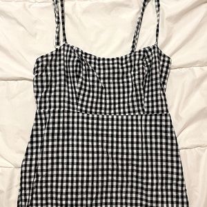 Brandy Melville short mini plaid dress